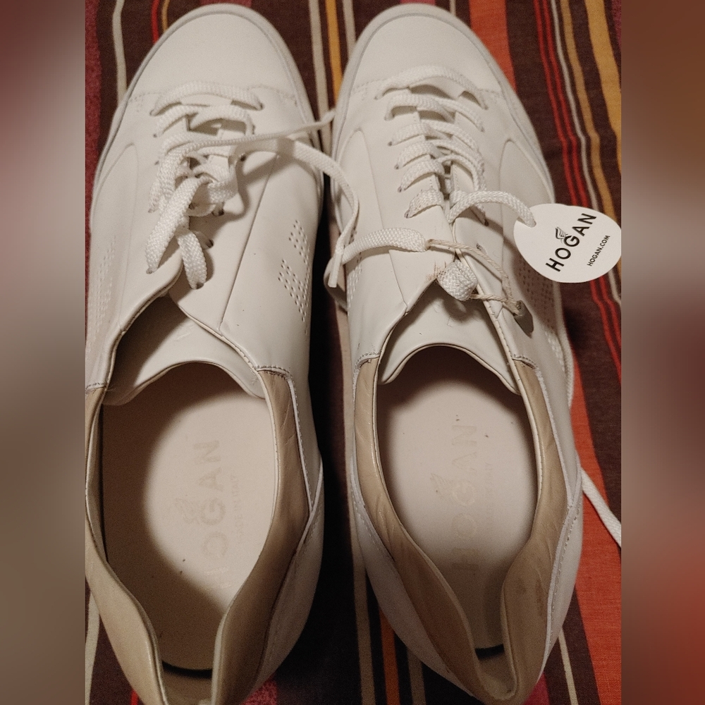 Hogan Men's Classic White Sneakers